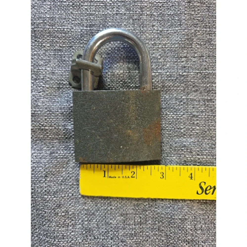 Vintage Brass Locks No Keys 3 Locks Retaining Chain Super Pin Tumbler